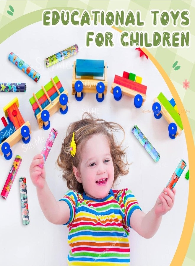 SILLYME 24pcs Kaleidoscope - Return Gifts for Kids' Birthday Parties - Age 6-10 - Educational Toy with Animal & Nature Themes,Multicolour - Image 5